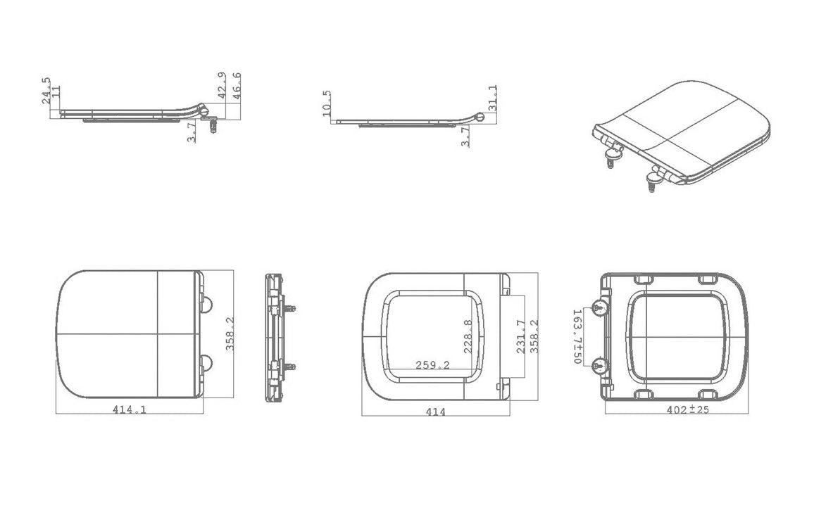 Beauly Soft Close Toilet Seat - White