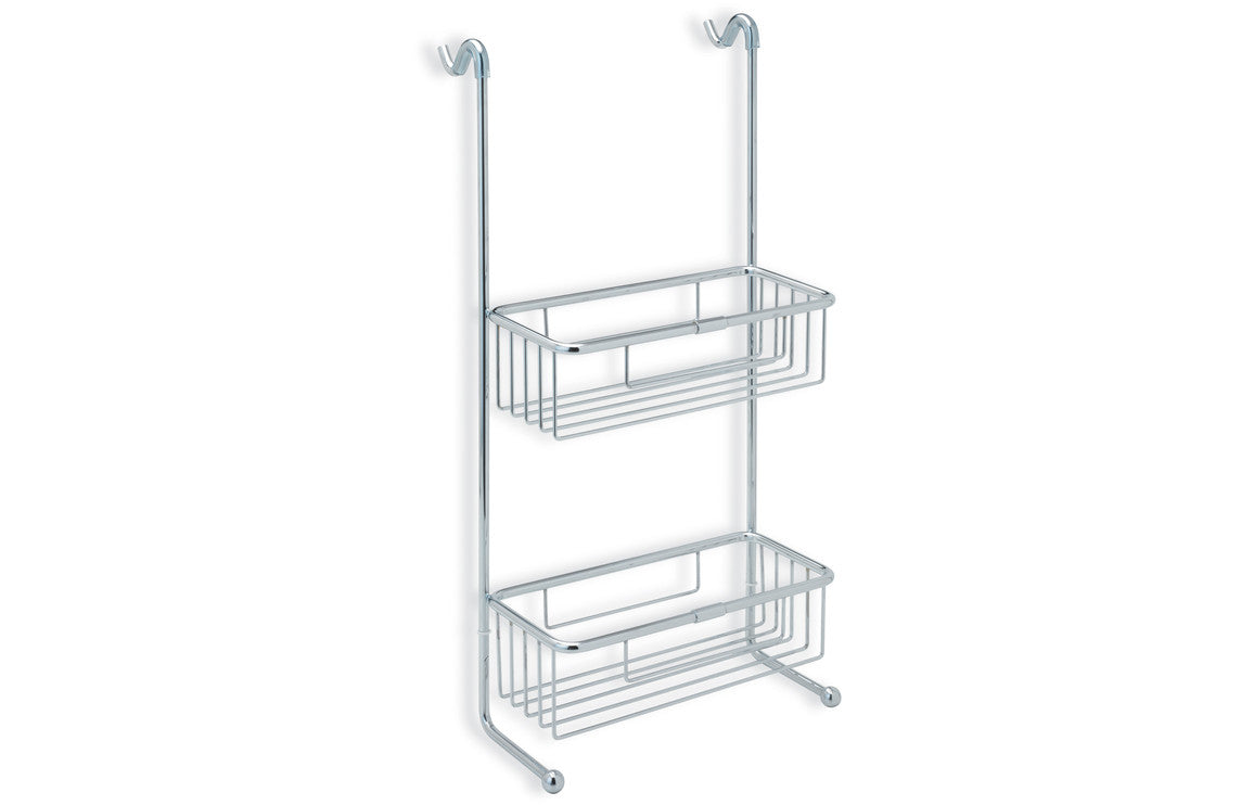 Wheeler 2-Tier Shower Caddy - Chrome