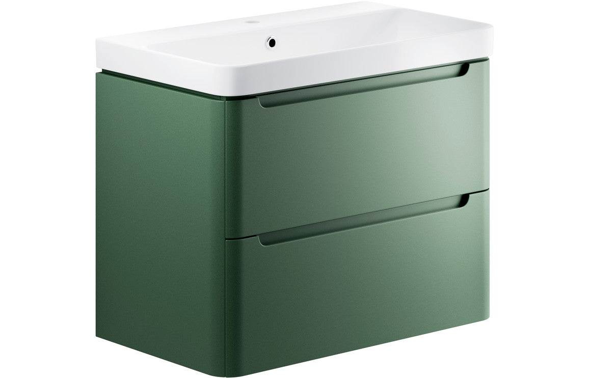 Camel 800mm 2 Drawer Wall Hung Basin Unit