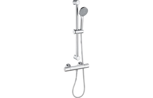 Crake Cool-Touch Thermostatic Bar Mixer Shower - Chrome