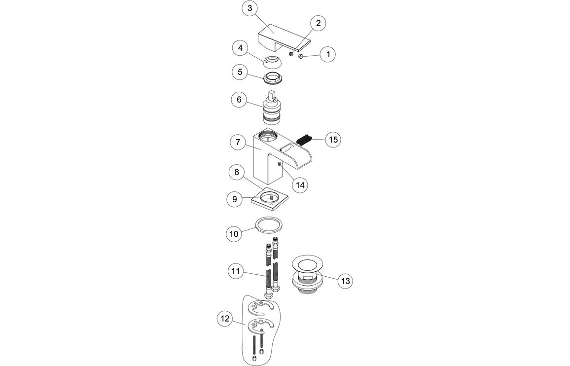 Glen Basin Mixer - Chrome