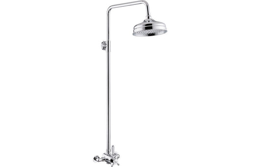 Gill Shower Pack Two - Concentric Single Outlet Shower Valve & Overhead Kit - Chrome