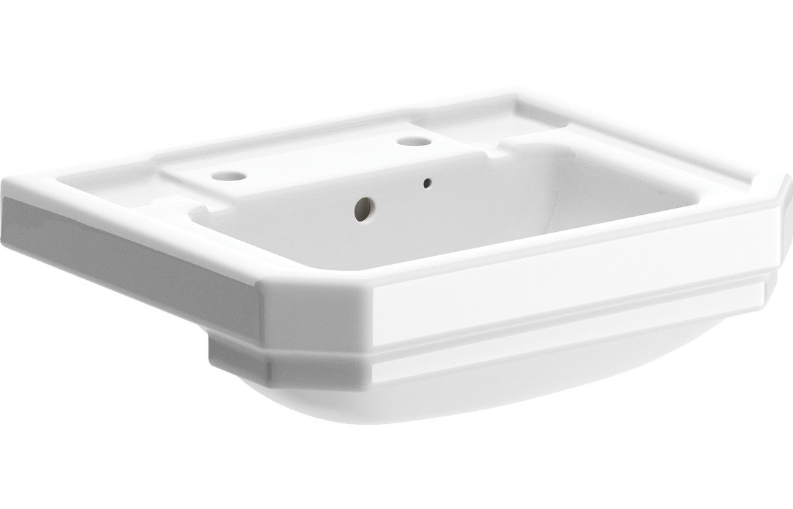Beal 495x445mm 2TH Semi Recessed Basin