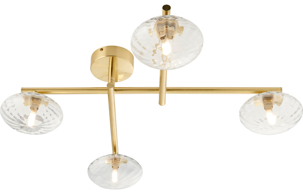 Rea Ceiling Light - Brushed Brass