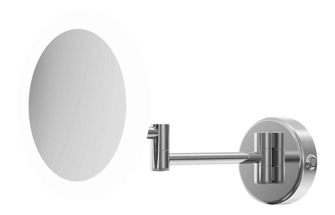 Elen Round LED Cosmetic Mirror - Frameless