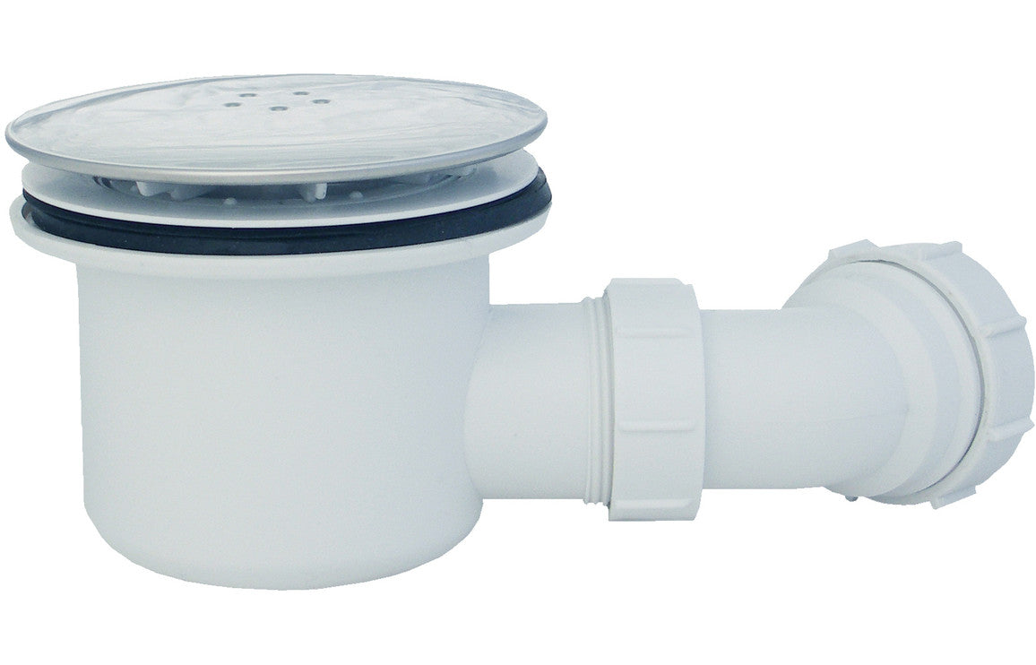 45mm Low Profile Offset Quadrant Tray & Waste