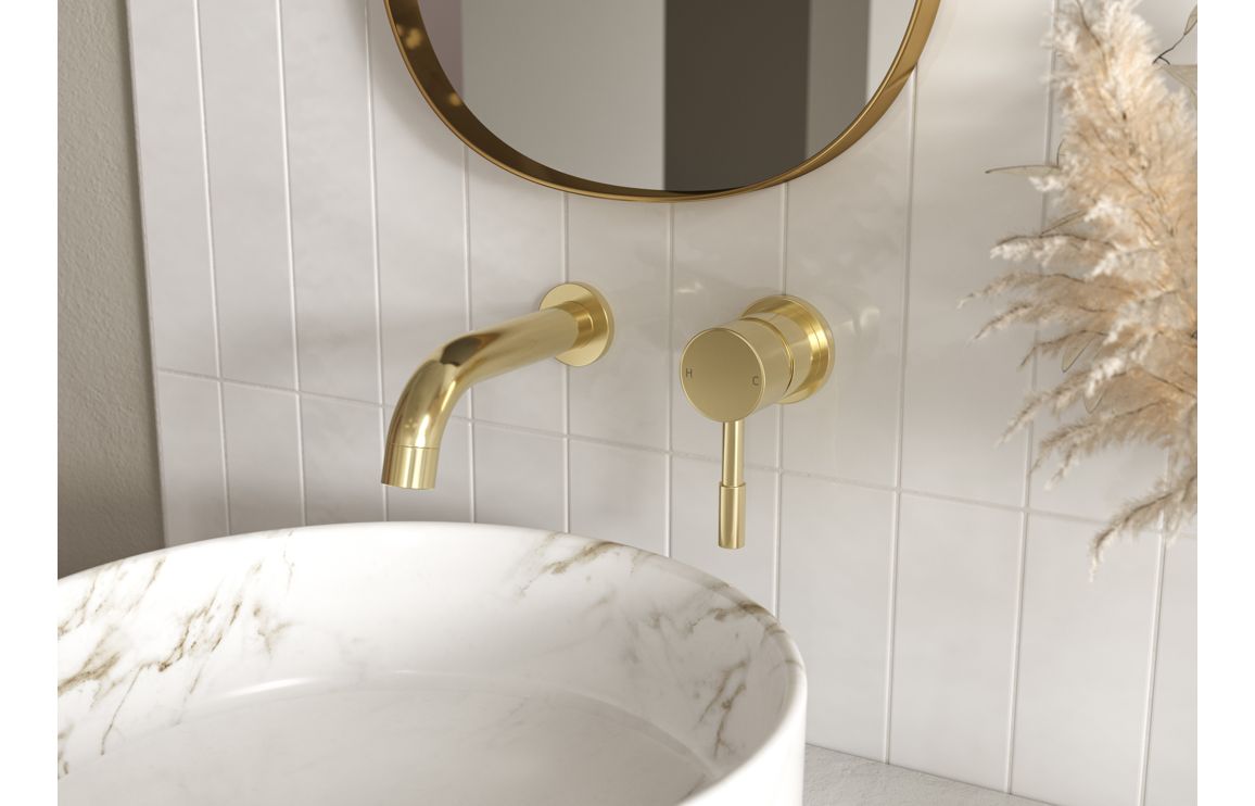 Medina Bath Filler - Brushed Brass
