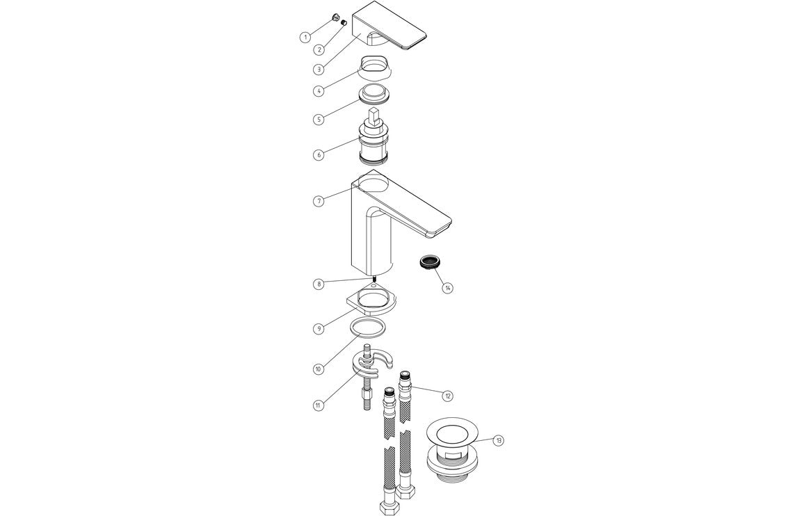 Isla Basin Mixer & Waste