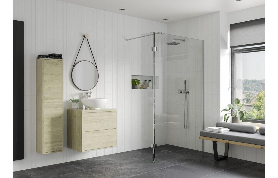 Derry Wetroom Panel & Support Bar