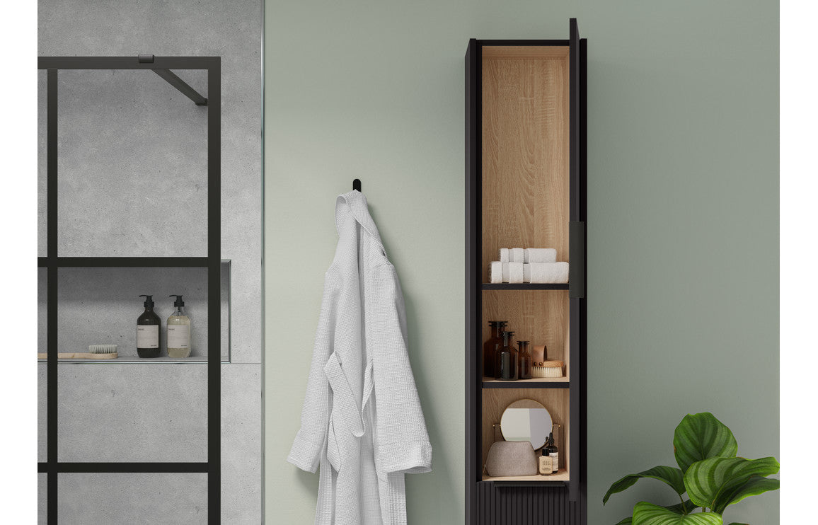 Caldew 300mm 2 Door  1 Drawer Tall Unit