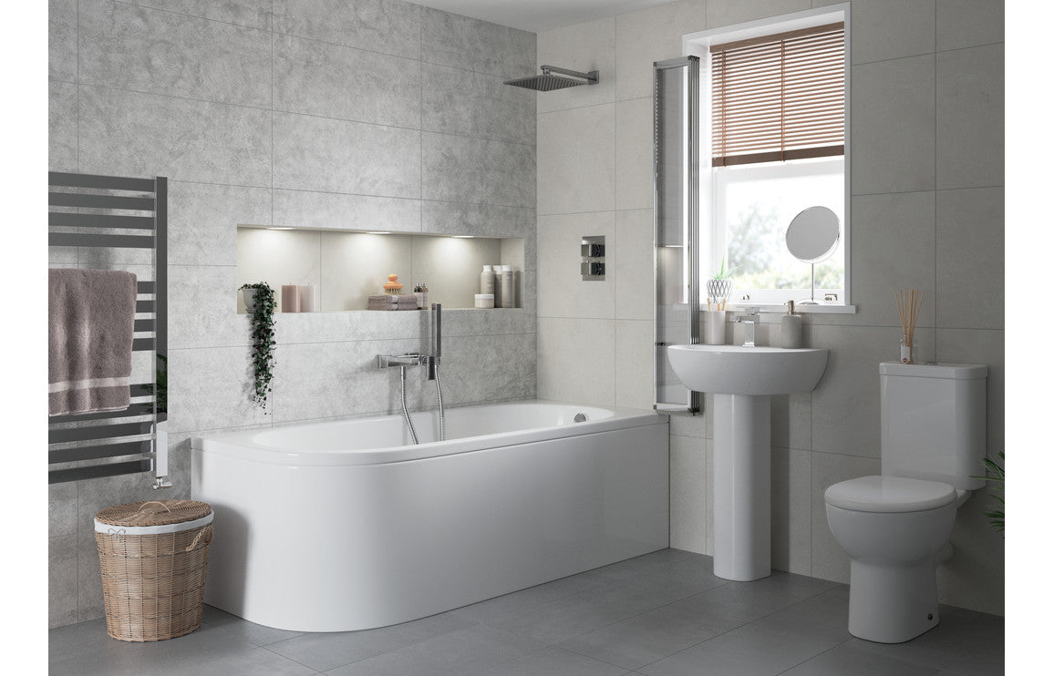 Cary Cloakroom Basin & Bottle Trap - H 150 x W 450 x D 400mm