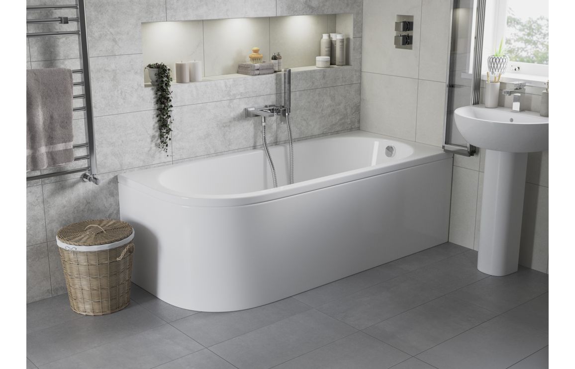 Cary 450x400mm 1TH Basin & Semi Pedestal