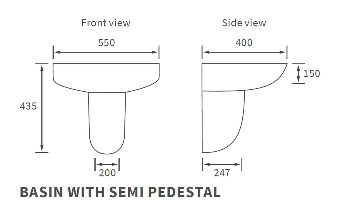 Cary Basin & Full/Semi Pedestal