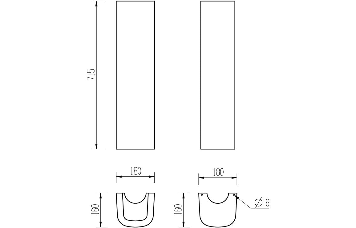 Cary 450x400mm 1TH Basin & Full Pedestal