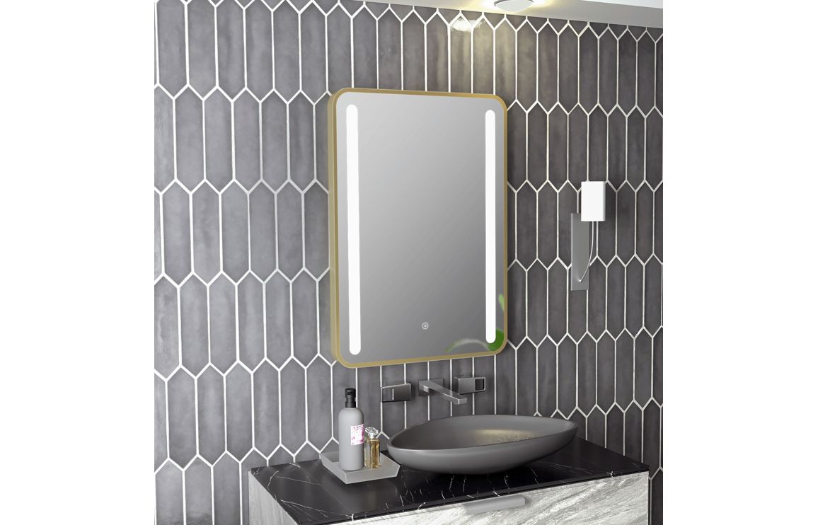 Dacre Rounded Front-Lit LED Mirror