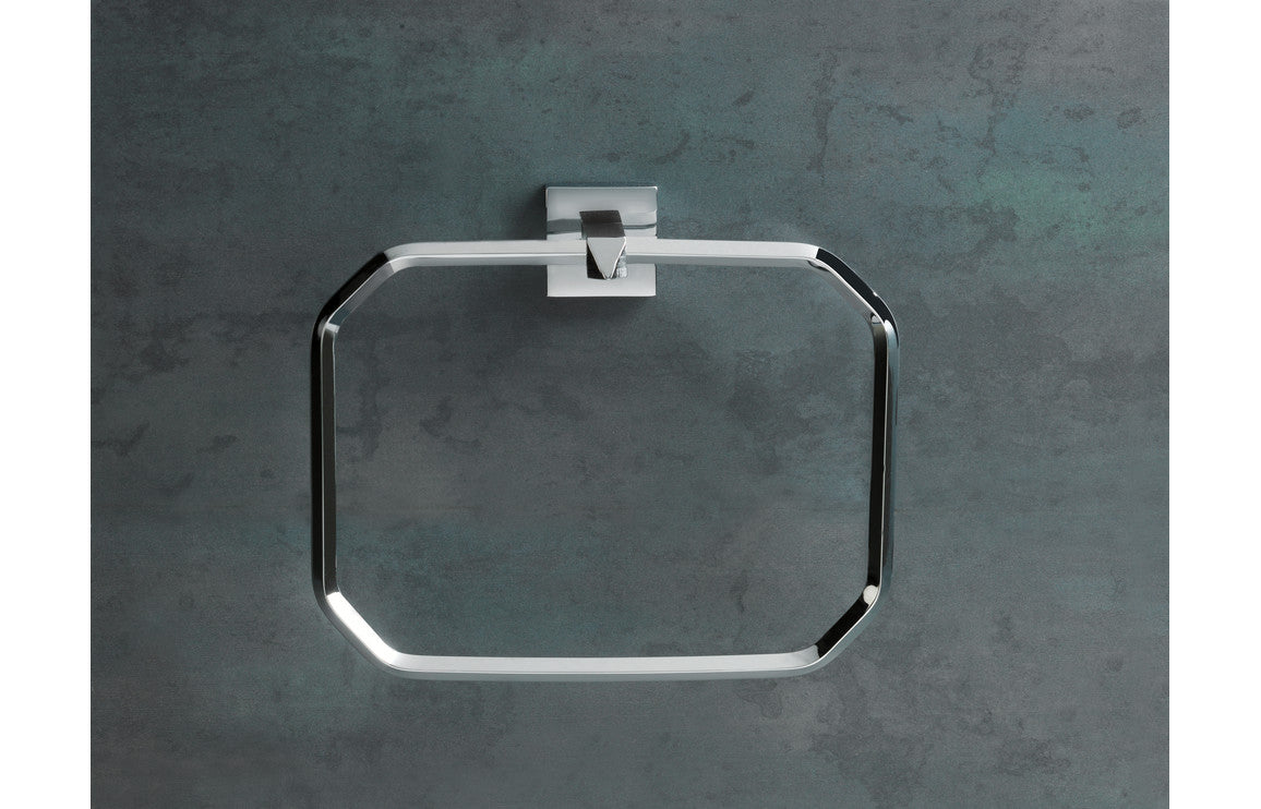 Avoca Towel Ring - Chrome