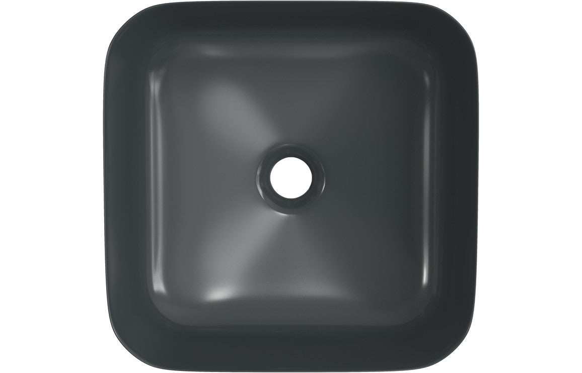 Arrow Ceramic Square Washbowl & Waste - H 130 x W 400 x D 400mm