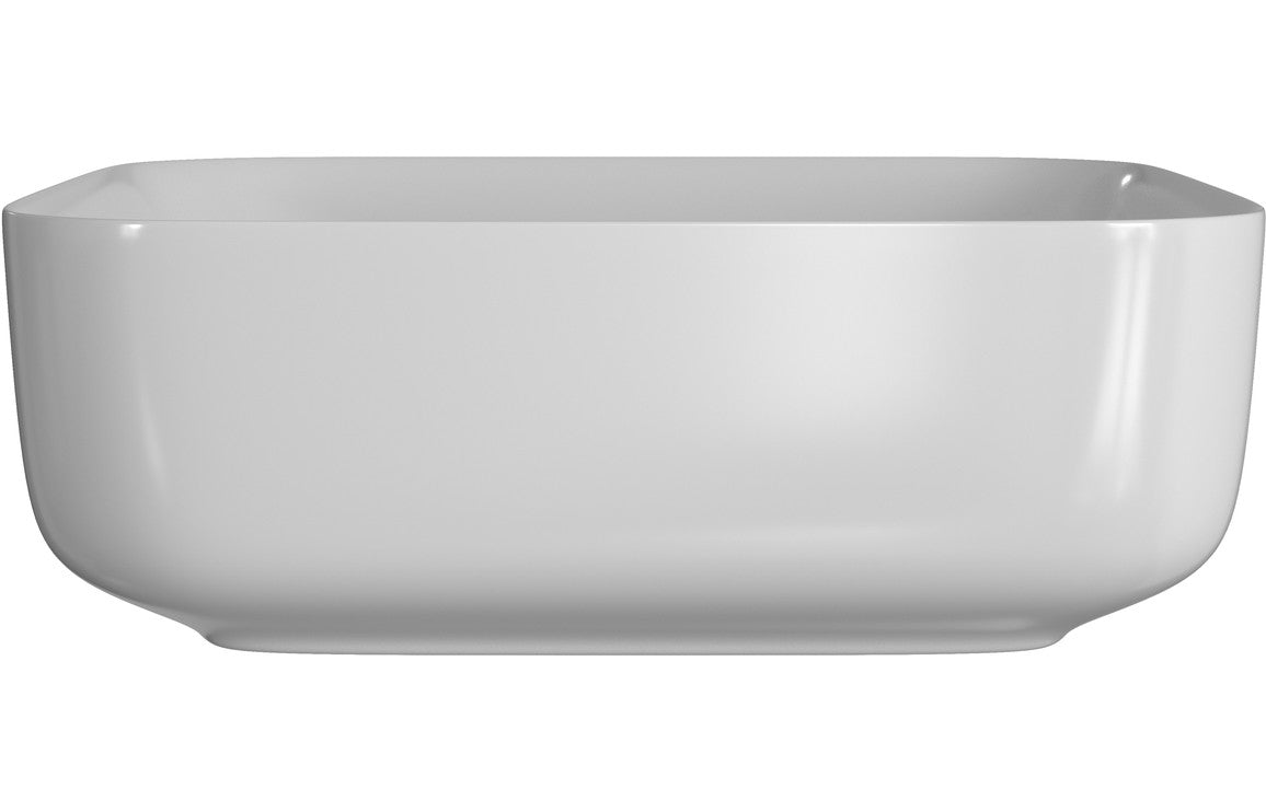 Arrow Ceramic Square Washbowl & Waste - H 130 x W 400 x D 400mm