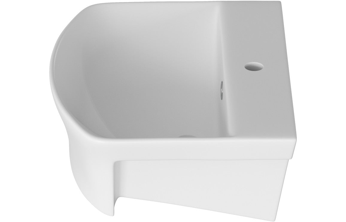 Averon Semi Recessed Basin - H 160 x W 500 x D 400mm