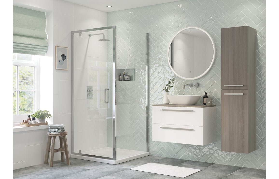 Leven Side Panel - Chrome