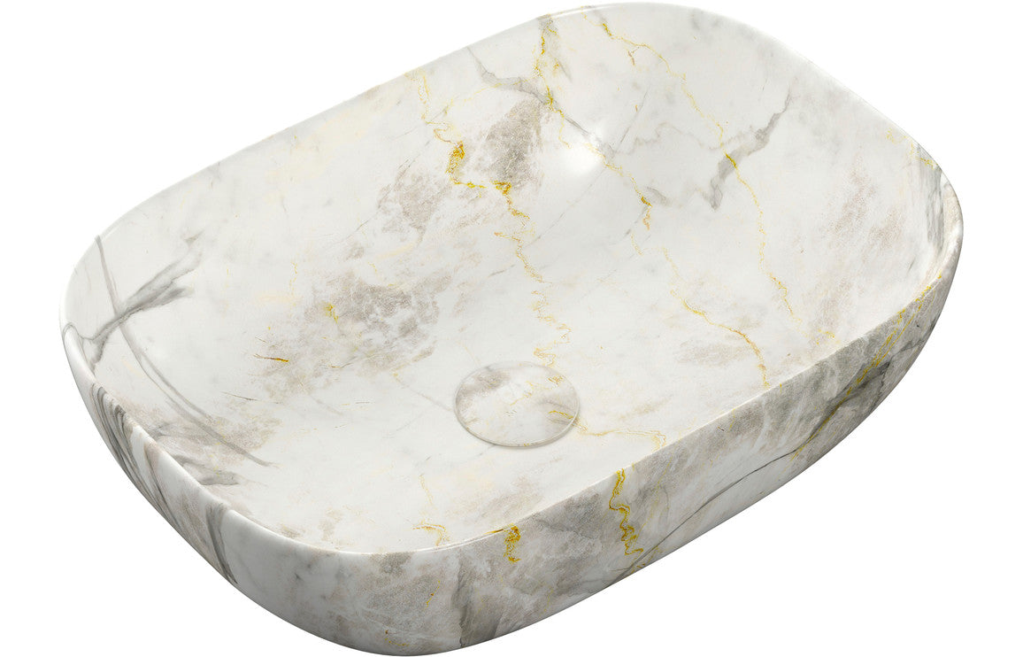 Arun Ceramic Washbowl - H 130 x W 460 x D 330mm