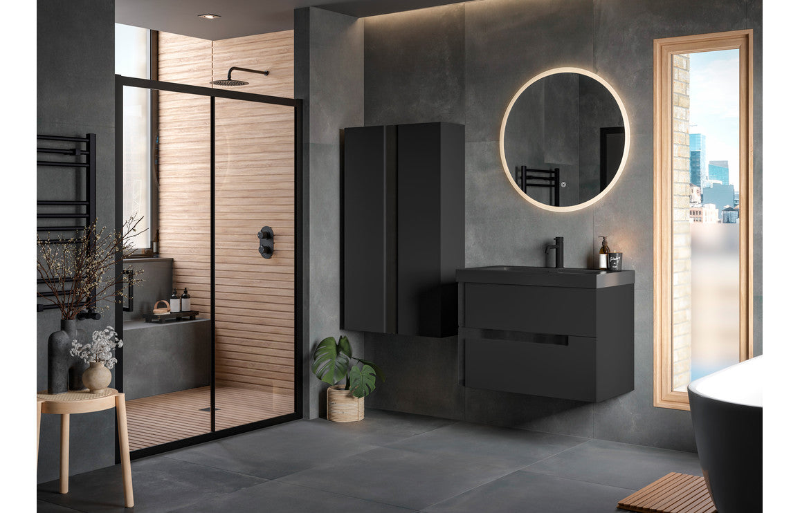 Thames 605mm Wall Hung 2 Drawer Basin Unit & Co-ordinating Basin