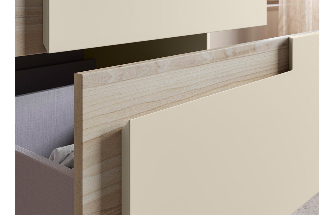 Thames 605mm Wall Hung 2 Drawer Basin Unit & Co-ordinating Basin