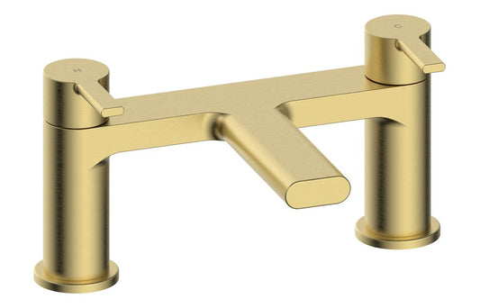 Dove Bath Filler - Brushed Brass