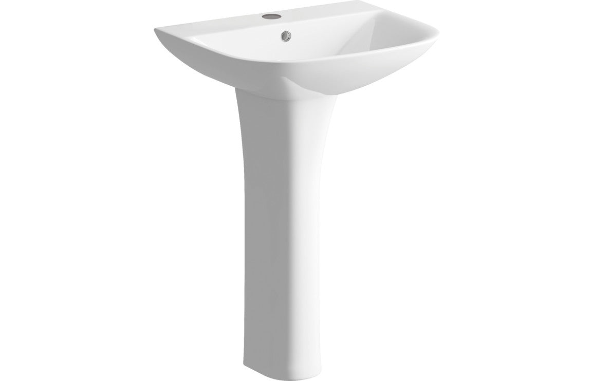 Beauly Basin & Full Pedestal (Boxed) - H 835 x W 560 x D 450mm