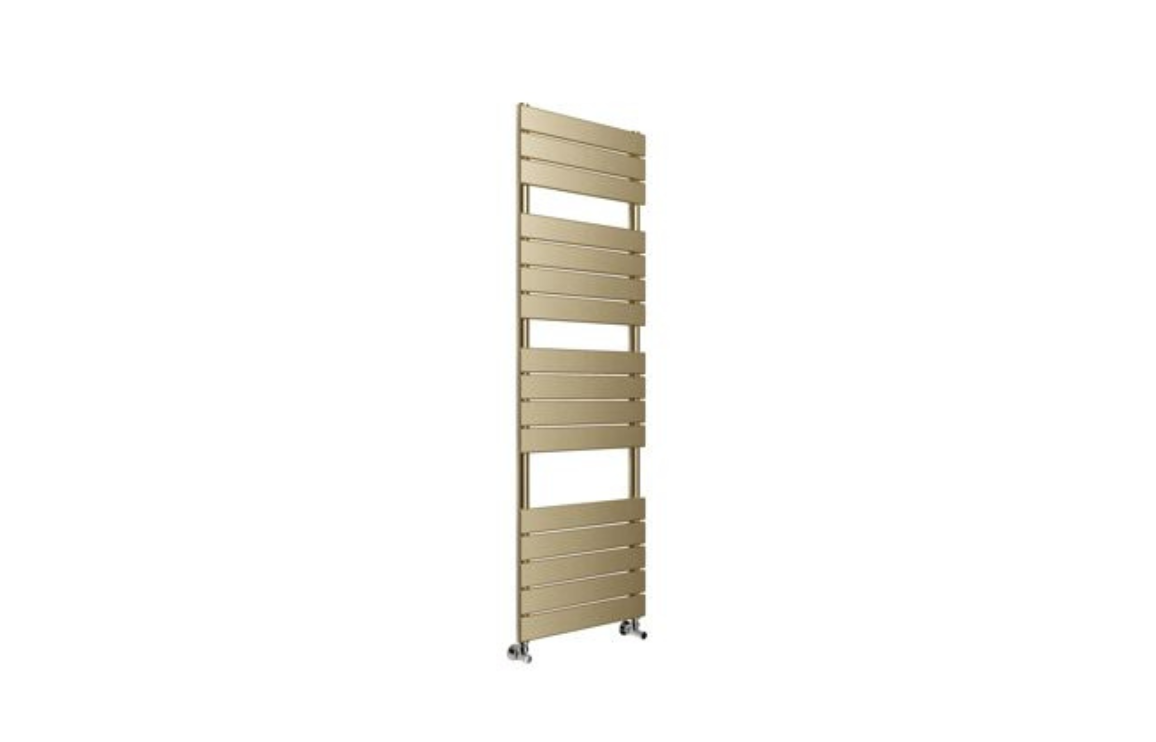 King Square Ladder Radiator Brushed Brass