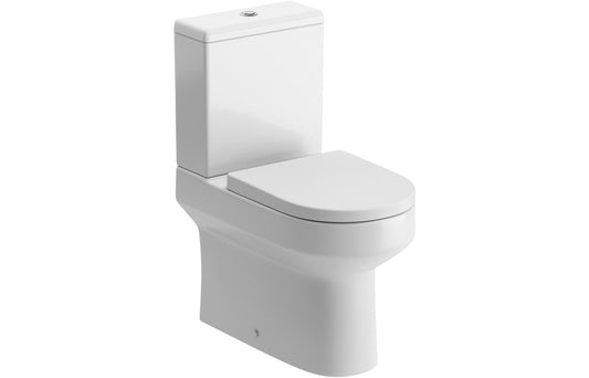 Amber Close Coupled Fully Shrouded WC & Soft Close Seat