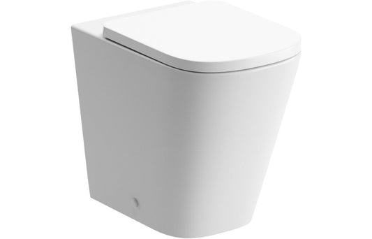 Calder Square Soft Close Toilet Seat - White