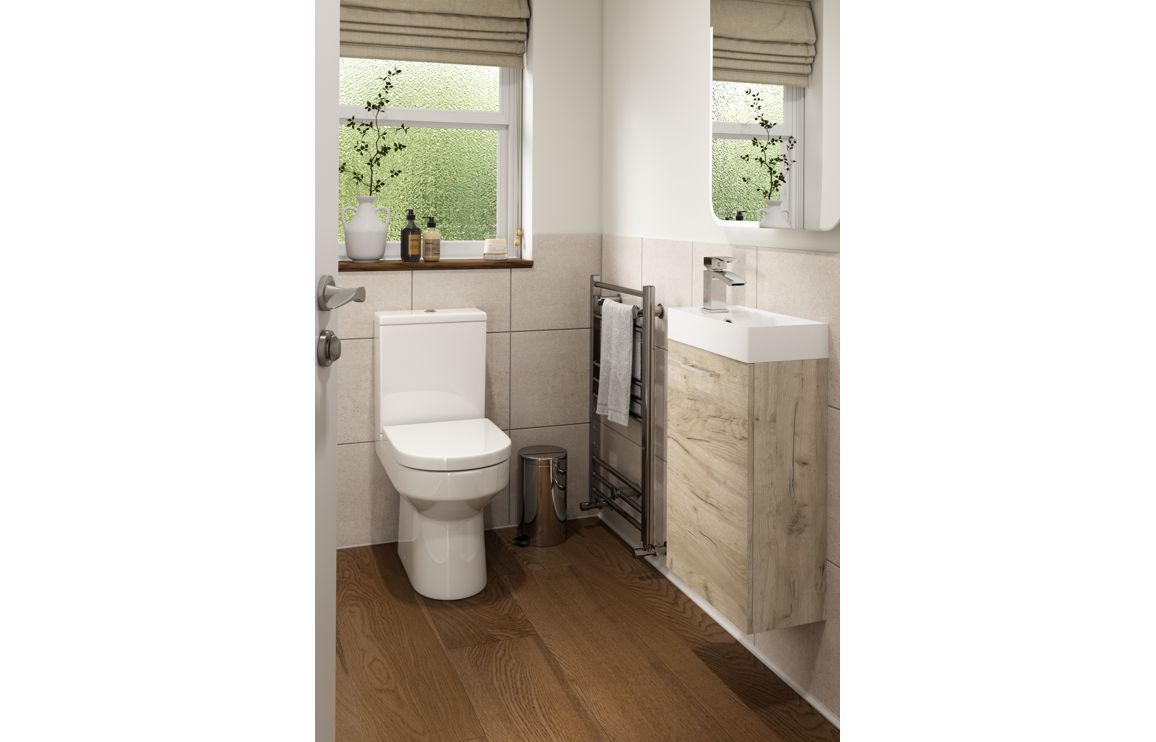 Greta 410mm W/H Basin Unit & C/C Toilet Pack